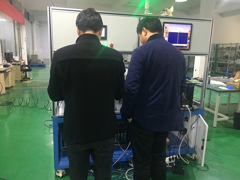 墊片全檢機現場驗收