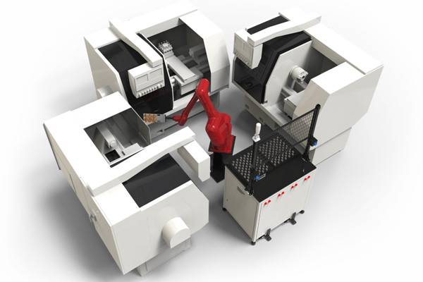 機(jī)器人車床上下料方案