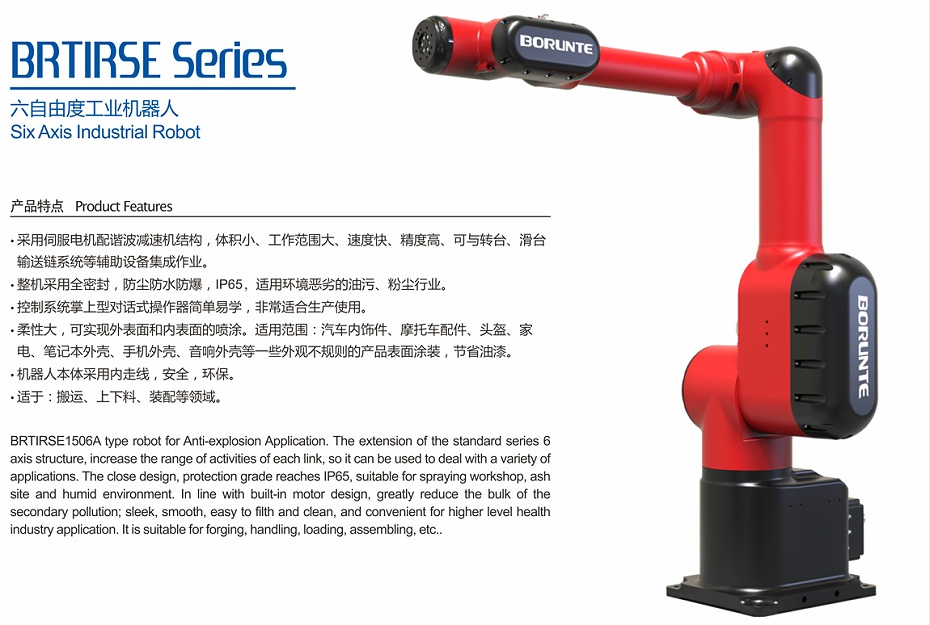 伯朗特六自由度工業機器人—挪亞方舟